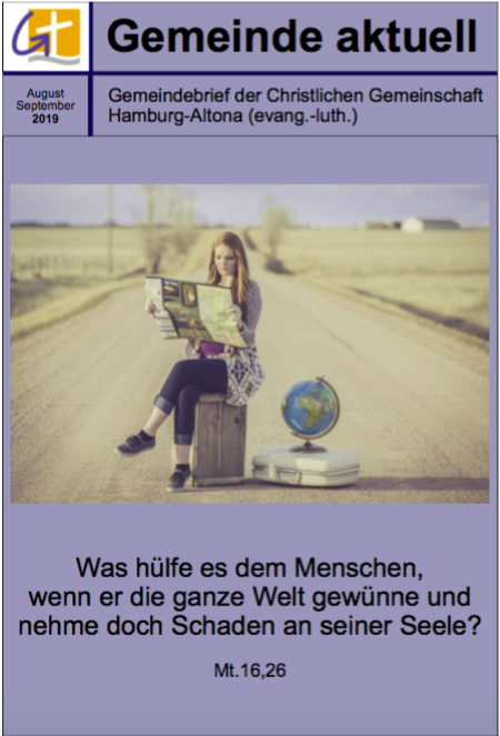 Gemeindebrief August/September