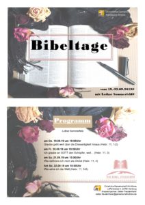 Bibeltage 19.-22.09.2019
