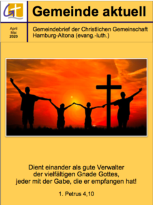 Gemeindebrief April/Mai